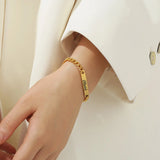 Ensemble de bracelets personnalisés pour couple avec boîte rose, nom personnalisé, barre de date, bijoux pour mari, petit ami, bracelets du jour de Léon pour elle Ma boutique