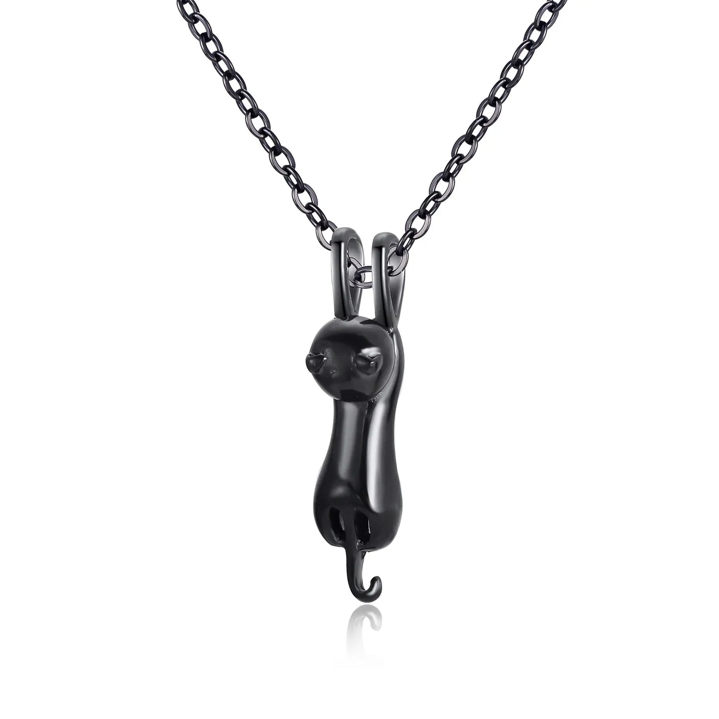 Collier pendentif chat étanche pour cendres, bijoux de crémation, urne mignonne