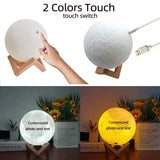 Lampe lunaire imprimée en 3D, texte Photo personnalisé, veilleuse USB personnalisée, anniversaire, fête des mères, saint-valentin, vacances, cadeau lunaire Ma boutique