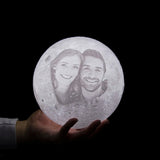 Lampe lunaire imprimée en 3D, texte Photo personnalisé, veilleuse USB personnalisée, anniversaire, fête des mères, saint-valentin, vacances, cadeau lunaire Ma boutique