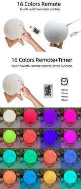 Lampe lunaire imprimée en 3D, texte Photo personnalisé, veilleuse USB personnalisée, anniversaire, fête des mères, saint-valentin, vacances, cadeau lunaire Ma boutique