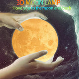 Lampe lunaire imprimée en 3D, texte Photo personnalisé, veilleuse USB personnalisée, anniversaire, fête des mères, saint-valentin, vacances, cadeau lunaire Ma boutique