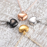 Collier en acier inoxydable, petit cœur avec patte d'animaux de compagnie, breloques pour cendres commémoratives, bijoux pendentif souvenir Ma boutique