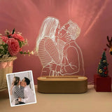 Lampe photo 3D personnalisée saint valentin avec base de gravure, personnalisé cadeau femmes , cadeau personnalisés,lampe personnalisée,cadeaux personnalisés, lampe photo personnalisé anniversaire des travailleurs Ma boutique
