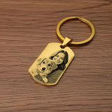 Porte-clés Photo personnalisé pour conduite sûre, cadeau de Couple Photo personnalisé pour lui, cadeaux commémoratifs pour animaux de compagnie, porte-clés pour hommes et femmes Ma boutique