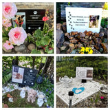Piquet de jardin commémoratif personnalisé pour animaux de compagnie, panneau de jardin en acrylique, marqueurs de tombe pour animaux de compagnie, cadeau commémoratif personnalisé pour chien et chat Ma boutique