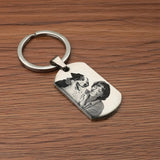Porte-clés Photo personnalisé pour conduite sûre, cadeau de Couple Photo personnalisé pour lui, cadeaux commémoratifs pour animaux de compagnie, porte-clés pour hommes et femmes Ma boutique