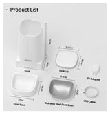 ROJECO-Mangeoire automatique intelligente pour animaux de compagnie, distributeur de nourriture pour chat, distributeur de croquettes, télécommande, bouton WiFi, accessoires pour chats et chiens Ma boutique