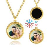 Collier magique personnalisé à commande thermique, colliers avec images cachées personnalisées pour femmes, Photos personnalisables, cadeau de noël pour femmes Ma boutique