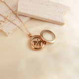 Collier de fourrure personnalisé pour animaux de compagnie, médaillon commémoratif avec photo, souvenir de perte de poils de chien, cadeau pour animaux de compagnie Ma boutique