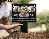 Piquet de jardin commémoratif personnalisé pour chien et chat, marqueur de perte de tombe pour animaux de compagnie, empreintes de pattes, plaque de jardin extérieure, cadeau pour animaux de compagnie Ma boutique