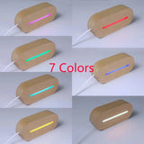 Lampe acrylique 3D personnalisée avec photo et texte, veilleuse personnalisée pour chambre à coucher, maman, papa, amour, famille, anniversaire, cadeau de Noël Ma boutique