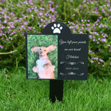 Piquet commémoratif personnalisé pour animaux de compagnie, marqueur acrylique, pierre tombale, Souvenirs pour chiens et chats, perte d'animaux, ajouter de la Photo et du texte, cadeau commémoratif Ma boutique