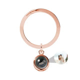 Porte-clés de Projection de Photo personnalisé, porte-clés de Projection de Photo en forme de cœur personnalisé pour femmes, cadeaux commémoratifs d'anniversaire Ma boutique
