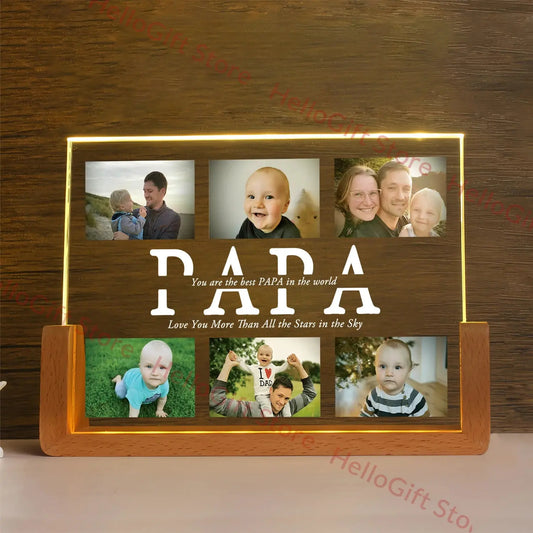 lampe acrylique 3d personnalisee photo