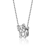 Collier en acier inoxydable pour chiot, pendentif en diamant pour chien, corrida, corgi, caniche, chaîne de clavicule à retention de couleur plaquée or Ma boutique