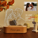 Lampe photo 3D personnalisée saint valentin avec base de gravure, personnalisé cadeau femmes , cadeau personnalisés,lampe personnalisée,cadeaux personnalisés, lampe photo personnalisé anniversaire des travailleurs Ma boutique