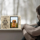 Cadre Photo commémoratif pour animaux de compagnie, souvenir en bois avec urnes pour animaux de compagnie, bouteille pour chiens, cendres, perte de chiens, cadeau de sympathie pour chien, papa, chat, maman Ma boutique
