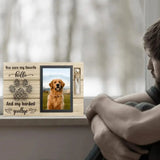 Cadre Photo commémoratif pour animaux de compagnie, souvenir en bois avec urnes pour animaux de compagnie, bouteille pour chiens, cendres, perte de chiens, cadeau de sympathie pour chien, papa, chat, maman Ma boutique