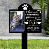Piquet de jardin commémoratif personnalisé pour animaux de compagnie, panneau de jardin en acrylique, marqueurs de tombe pour animaux de compagnie, cadeau commémoratif personnalisé pour chien et chat Ma boutique