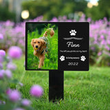 Piquet de jardin commémoratif personnalisé pour animaux de compagnie, panneau de jardin en acrylique, marqueurs de tombe pour animaux de compagnie, cadeau commémoratif personnalisé pour chien et chat Ma boutique