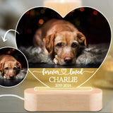 Veilleuse personnalisée avec Photo de chien, cadeau commémoratif pour animaux de compagnie, Plaque commémorative pour animaux de compagnie, cadeau Photo de chat, cadeau personnalisé pour la perte d'animaux de compagnie Ma boutique