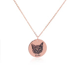 Collier Photo Personnalisé avec Animal Mignon – Souvenir chien décédé Ma boutique