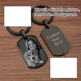 Porte-clés Photo personnalisé pour conduite sûre, cadeau de Couple Photo personnalisé pour lui, cadeaux commémoratifs pour animaux de compagnie, porte-clés pour hommes et femmes Ma boutique
