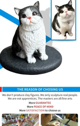 Figurines Bobblehead personnalisées faites à la main pour animaux de compagnie, poupées en argile personnalisées, Sculpture de statue 3d de votre photo, conception de modèle de chat et de chien Ma boutique