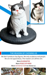 Figurines Bobblehead personnalisées faites à la main pour animaux de compagnie, poupées en argile personnalisées, Sculpture de statue 3d de votre photo, conception de modèle de chat et de chien Ma boutique