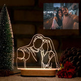 Lampe photo 3D personnalisée saint valentin avec base de gravure, personnalisé cadeau femmes , cadeau personnalisés,lampe personnalisée,cadeaux personnalisés, lampe photo personnalisé anniversaire des travailleurs Ma boutique