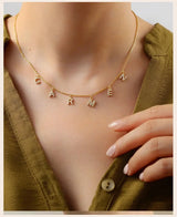 Collier personnalisé en acier inoxydable pour femme, pendentif lettre Alpahbet, nom initial, déclaration de collier, cadeau de breloques Ma boutique