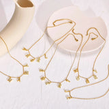 Collier personnalisé en acier inoxydable pour femme, pendentif lettre Alpahbet, nom initial, déclaration de collier, cadeau de breloques Ma boutique