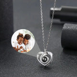 Colliers Photo de Projection personnalisés, collier Photo personnalisé pour femmes, cadeaux pour mères, Collection de mémoire, bijoux en forme de cœur Ma boutique