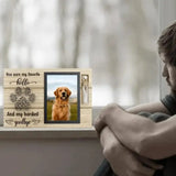 Cadre Photo commémoratif pour animaux de compagnie, souvenir en bois avec urnes pour animaux de compagnie, bouteille pour chiens, cendres, perte de chiens, cadeau de sympathie pour chien, papa, chat, maman Ma boutique