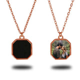 Collier magique personnalisé à commande thermique, colliers avec images cachées personnalisées pour femmes, Photos personnalisables, cadeau de noël pour femmes Ma boutique