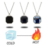 Collier magique personnalisé à commande thermique, colliers avec images cachées personnalisées pour femmes, Photos personnalisables, cadeau de noël pour femmes Ma boutique