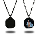 Collier magique personnalisé à commande thermique, colliers avec images cachées personnalisées pour femmes, Photos personnalisables, cadeau de noël pour femmes Ma boutique