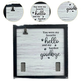 Cadre Photo en bois, cadre d'images commémoratives pour animaux de compagnie, avec porte-Collar pour chien et chat, cadeau de sympathie, collier de signe Photo non inclus Ma boutique