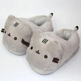 Pantoufles de chat entièrement recouvertes de dessin animé pour hommes et femmes, toboggans d'hiver chauds, chaussures de chambre Anime, doux, peluche, beurre, intérieur, mignon, usage domestique Ma boutique