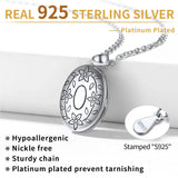 U7 925 argent Sterling personnalisé Photo ovale médaillon collier pour les femmes personnalisé graver fleur votre photo bijoux cadeau pour elle Ma boutique