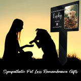 Piquet de jardin commémoratif personnalisé pour chien et chat, marqueur de perte de tombe pour animaux de compagnie, empreintes de pattes, plaque de jardin extérieure, cadeau pour animaux de compagnie Ma boutique