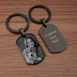 Porte-clés Photo personnalisé pour conduite sûre, cadeau de Couple Photo personnalisé pour lui, cadeaux commémoratifs pour animaux de compagnie, porte-clés pour hommes et femmes Ma boutique