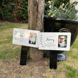 Piquet de jardin commémoratif personnalisé pour chien et chat, marqueur de perte de tombe pour animaux de compagnie, empreintes de pattes, plaque de jardin extérieure, cadeau pour animaux de compagnie Ma boutique