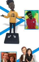Figurines Bobblehead personnalisées faites à la main pour animaux de compagnie, poupées en argile personnalisées, Sculpture de statue 3d de votre photo, conception de modèle de chat et de chien Ma boutique