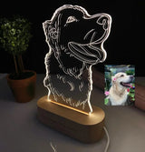 Lampe photo 3D personnalisée saint valentin avec base de gravure, personnalisé cadeau femmes , cadeau personnalisés,lampe personnalisée,cadeaux personnalisés, lampe photo personnalisé anniversaire des travailleurs Ma boutique