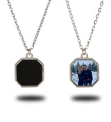 Collier magique personnalisé à commande thermique, colliers avec images cachées personnalisées pour femmes, Photos personnalisables, cadeau de noël pour femmes Ma boutique