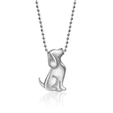 Collier en acier inoxydable pour chiot, pendentif en diamant pour chien, corrida, corgi, caniche, chaîne de clavicule à retention de couleur plaquée or Ma boutique