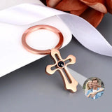 Porte-clés de Projection de Photo personnalisé, porte-clés de Projection de Photo en forme de cœur personnalisé pour femmes, cadeaux commémoratifs d'anniversaire Ma boutique