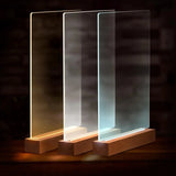 Lumière commémorative personnalisée pour animaux de compagnie avec photo Lampe de nuit personnalisée pour cadeau de sympathie de chat de chien décédé avec plaque commémorative de base en bois Ma boutique